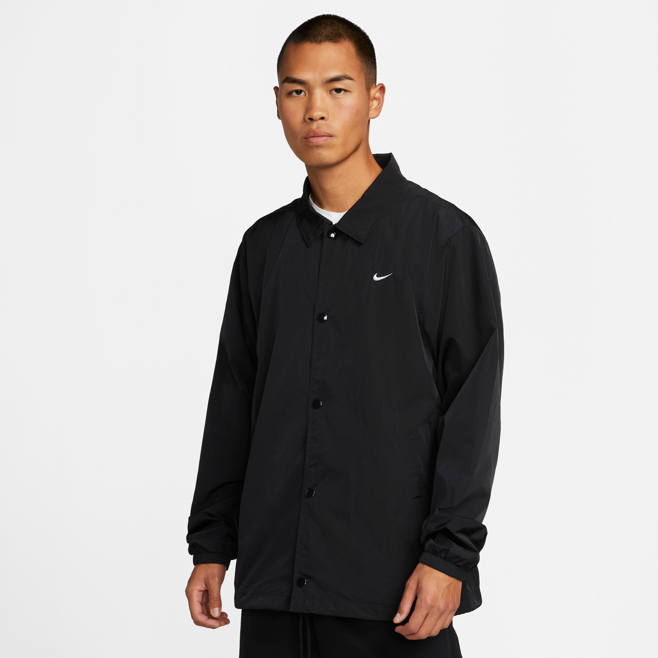 NIKE AUTHENTIC COACHES JACKET - BLACK/BLACK