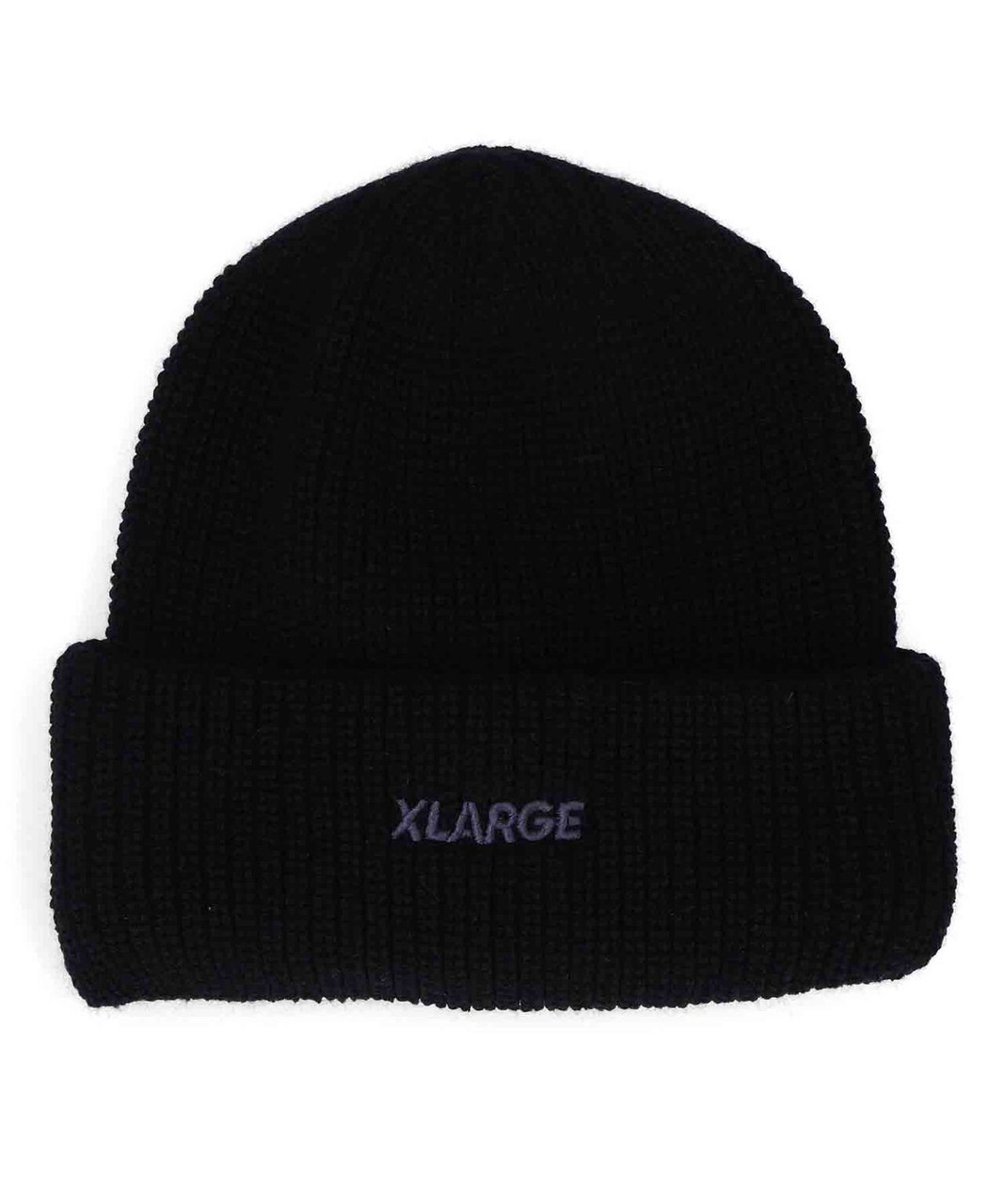 XLARGE LOGO BASIC BEANIE - BLACK