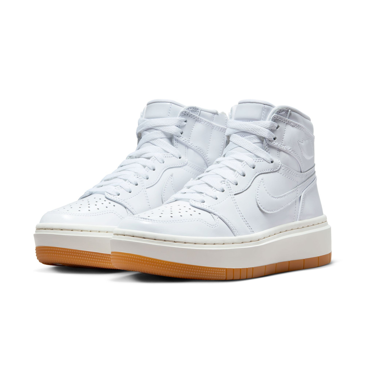 WOMENS AIR JORDAN 1 ELEVATE HIGH - WHITE/WHITE-SAIL-GUM LIGHT