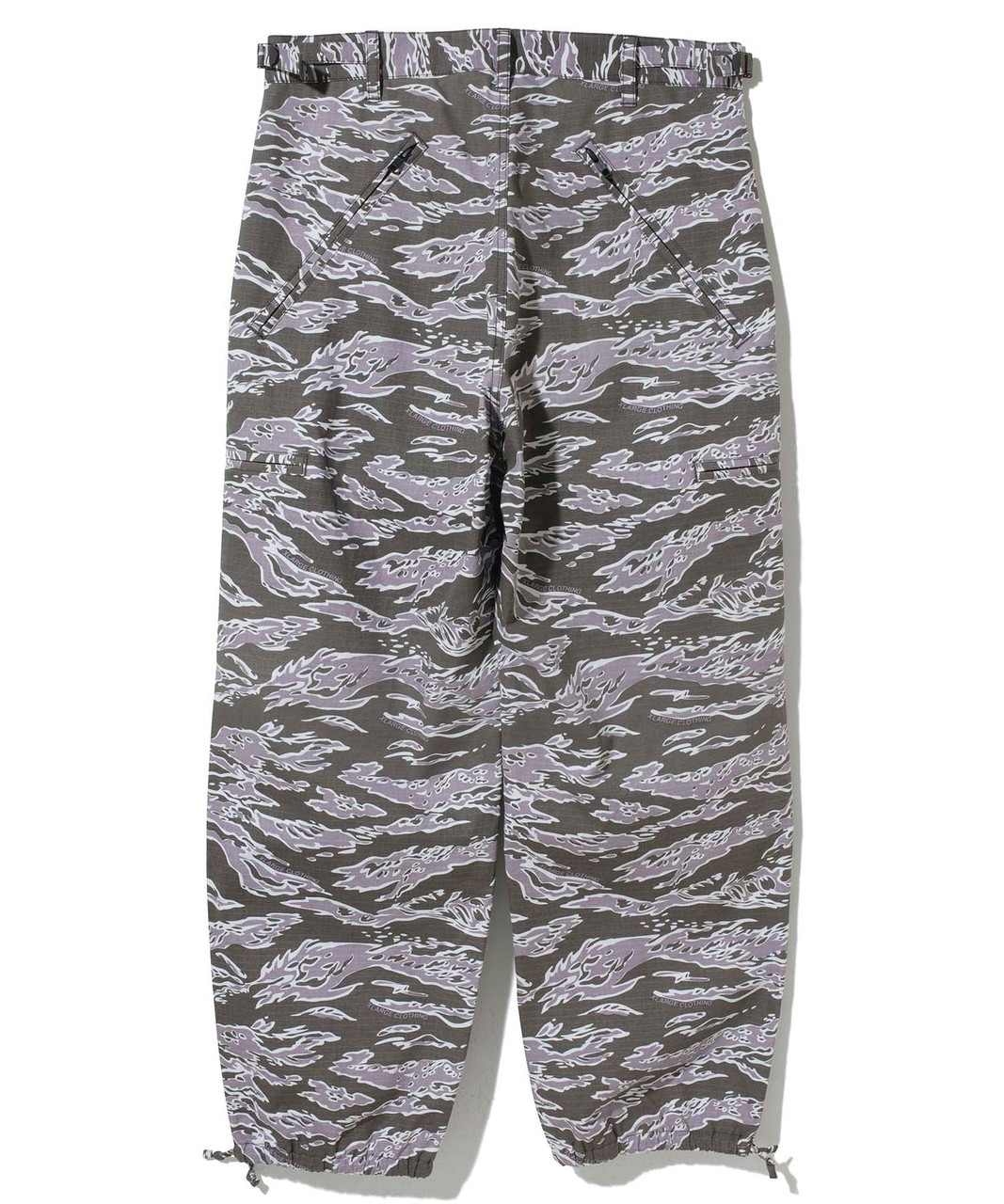 XLARGE RIPSTOP TIGER CAMO PANTS - GREY