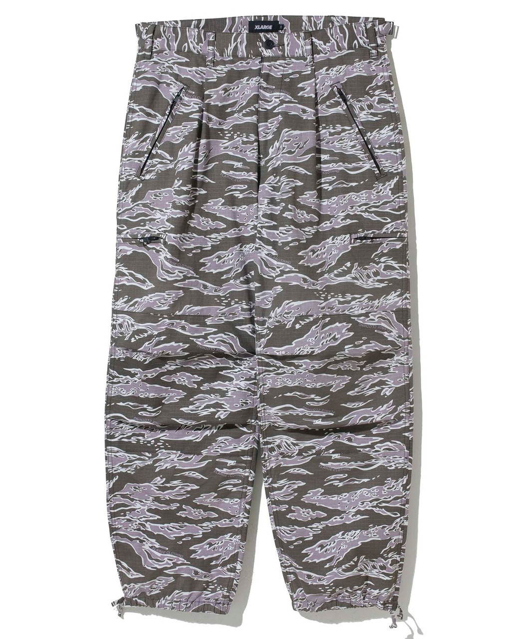 XLARGE RIPSTOP TIGER CAMO PANTS - GREY