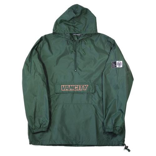 B.O.A.T. Nylon Anorak - Hunter Green