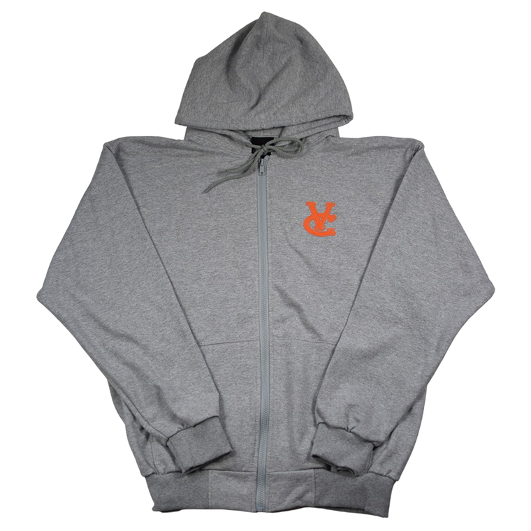 OG VC UnDMC Zip Up Hoodie - Grey/Orange