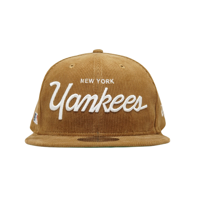 NEW ERA CORDUROY SCRIPT 9FIFTY SNAPBACK - NEW YORK YANKEES