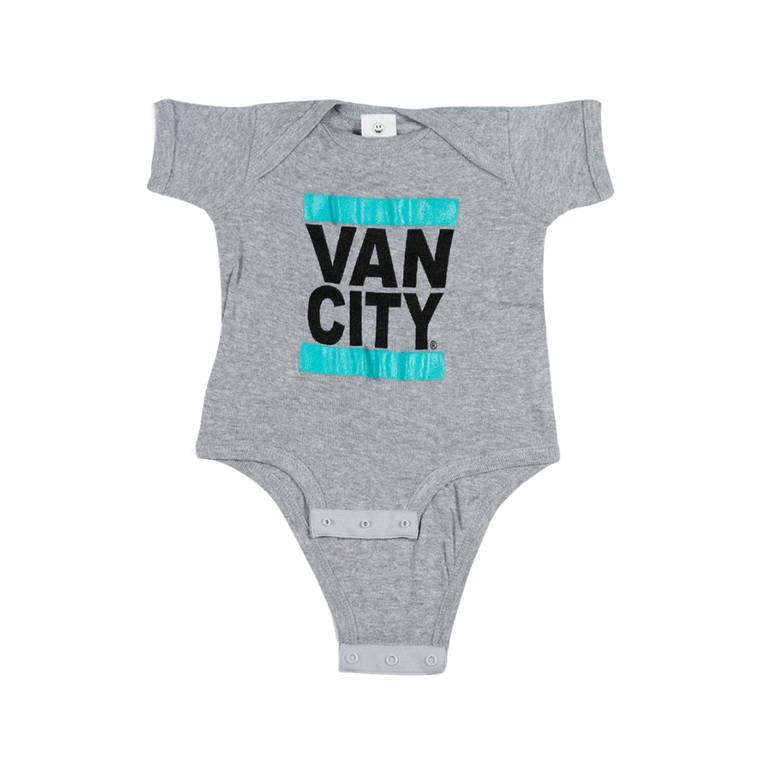 Vancity Infant UnDMC Onesie - Grey/Teal