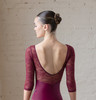 BURGUNDY LACE INSERTS LEO