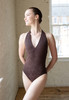  BROWN EMBOSSED HALTER
