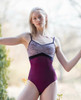EGGPLANT VELVET INSERT CAMI