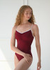 BURGUNDY LACE BACK CAMI