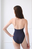 NAVY POLKA DOTS HALTER 