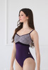 PURPLE VELVET INSERT CAMI