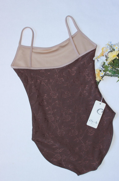 BROWN EMBOSSED CAMI