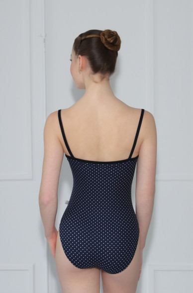 NAVY TINY POLKA DOTS CAMI
