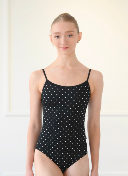BLACK POLKA DOTS CAMI