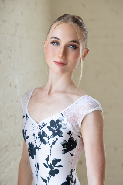 FLORAL PRINT / LACE CAP LEO