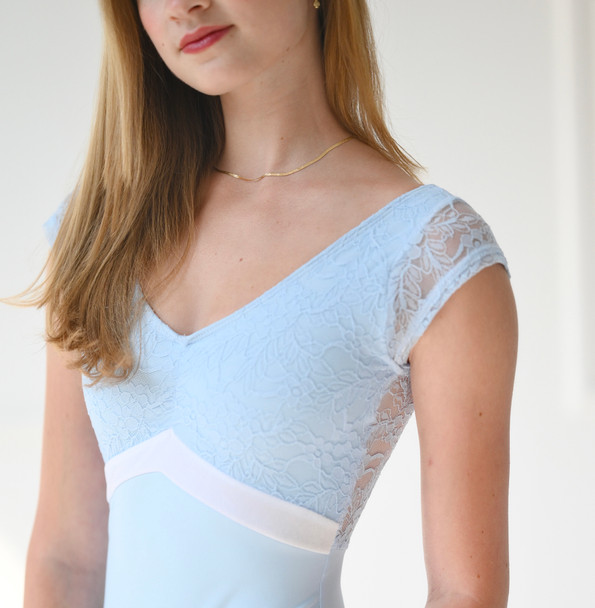SKYBLUE LACE OVER LEO