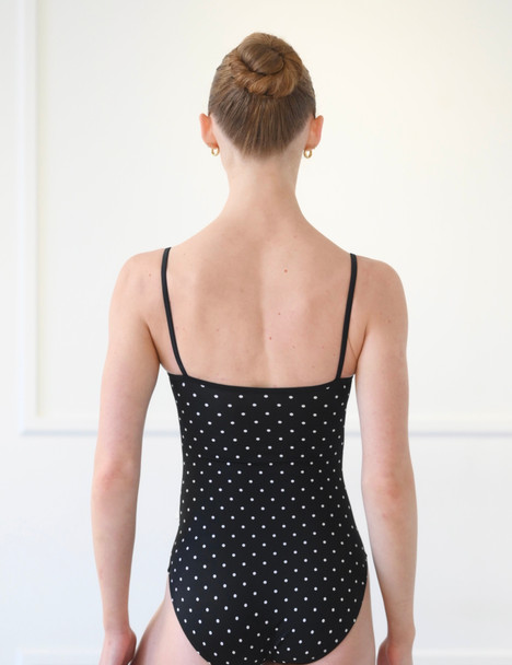BLACK POLKA DOTS CAMI