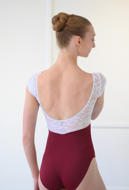 WHITE CRUSHED VELVET TOP LEO