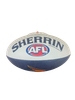 Adelaide Crows Sherrin White Synthetic Size 5
