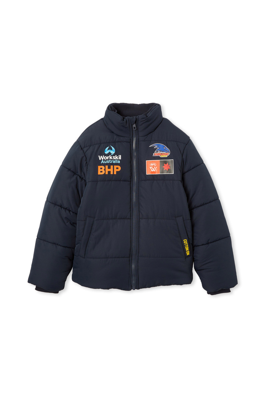 Adelaide Crows AFLW S9 Puffer Jacket Unisex - Main Image