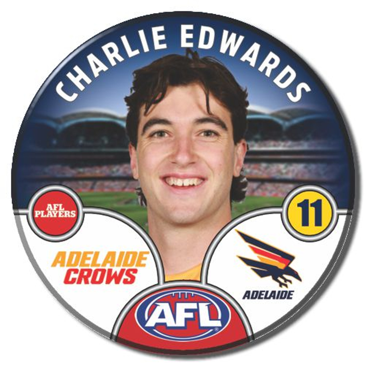 Adelaide 2025 Player Badge | Sporting Souvenirs