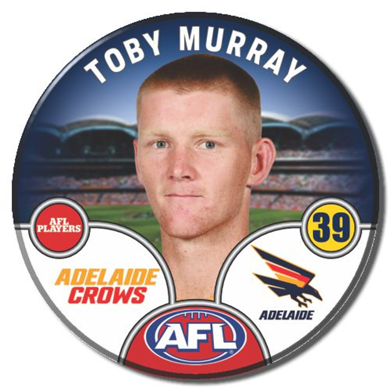 ADELAIDE CROWS お皿❤ Adelaide 2025 Player Badge | Sporting Souvenirs