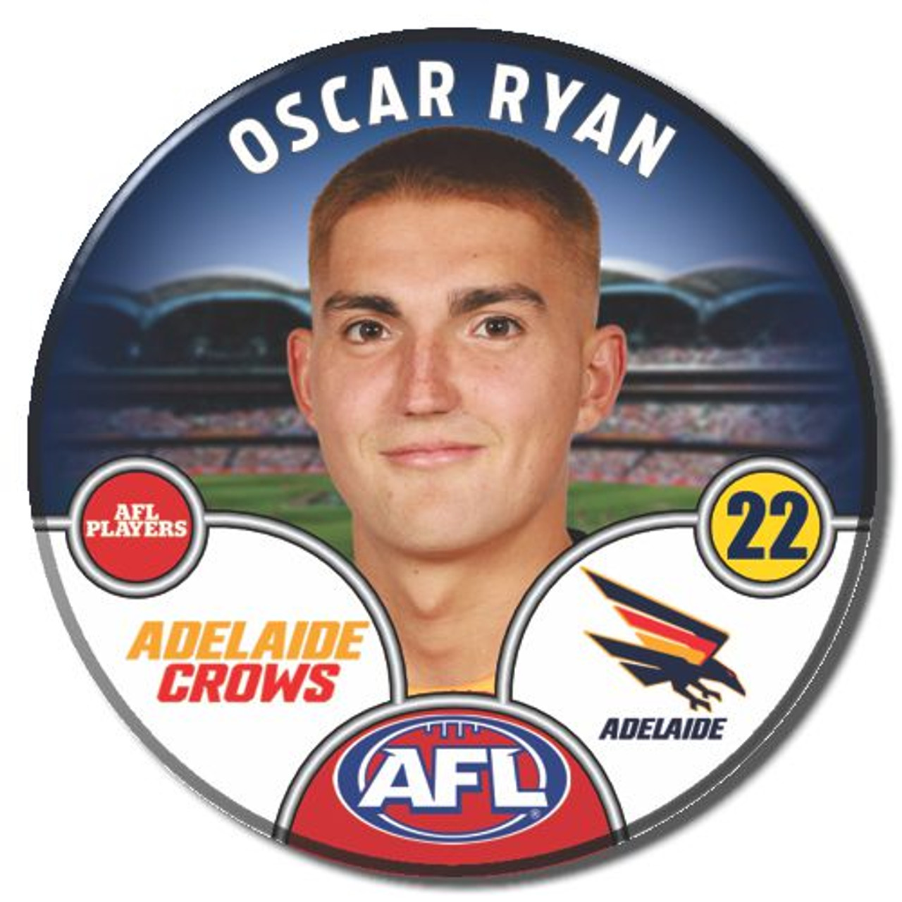 Adelaide 2025 Player Badge | Sporting Souvenirs