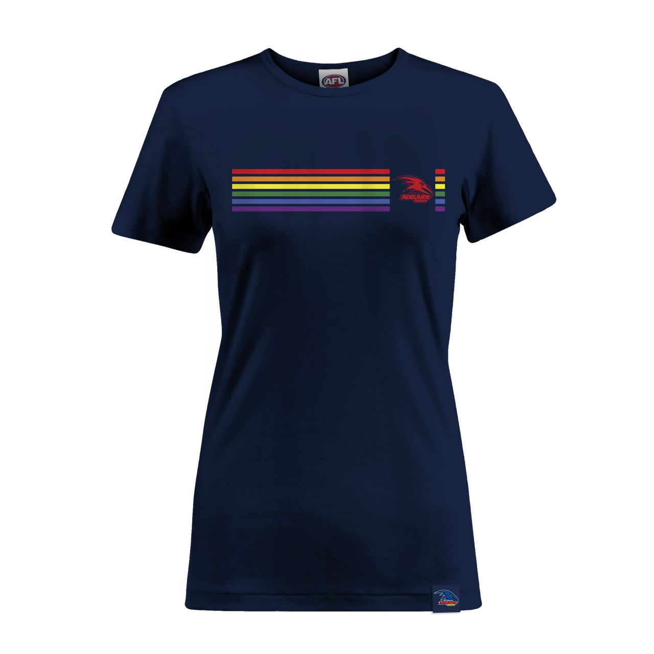 Adelaide Crows Womens Fit Pride Tee 