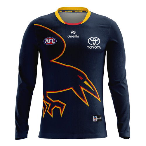 Adelaide Crows Long Sleeve Gather Round Guernsey 2024 Front