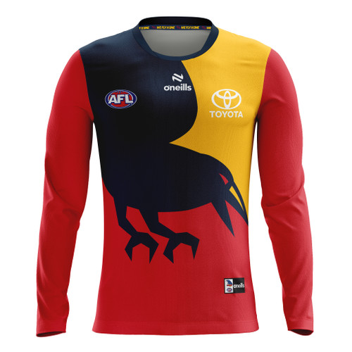 Adelaide Crows Long Sleeve Clash Guernsey 2024 Front