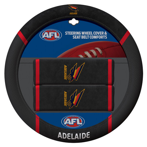Adelaide Steering Wheel and Seat Belt Cover Set