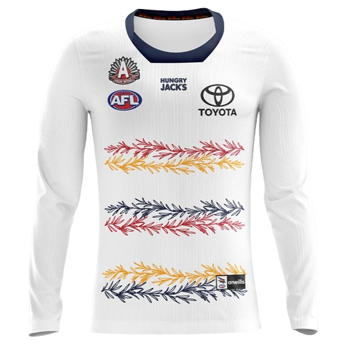 Adelaide Crows 2026 Authentic Long Sleeve Youth ANZAC Guernsey