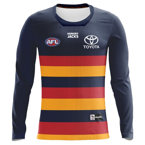 Adelaide Crows 2026 Authentic Long Sleeve Youth Home Guernsey