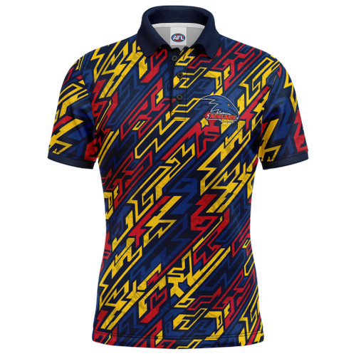 Adelaide Crows Par Tee Performance Golf Shirt (NO RETURN OR EXCHANGE)