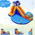 Inflatable Bouncy House with Slide and Splash Pool without Blower - Color: Multicolor