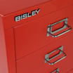 Bisley 3-Drawer Desktop MultiDrawer Steel Cabinet Close Up