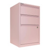 Bisley 3-Drawer Flush Front File Cabinet, Angled