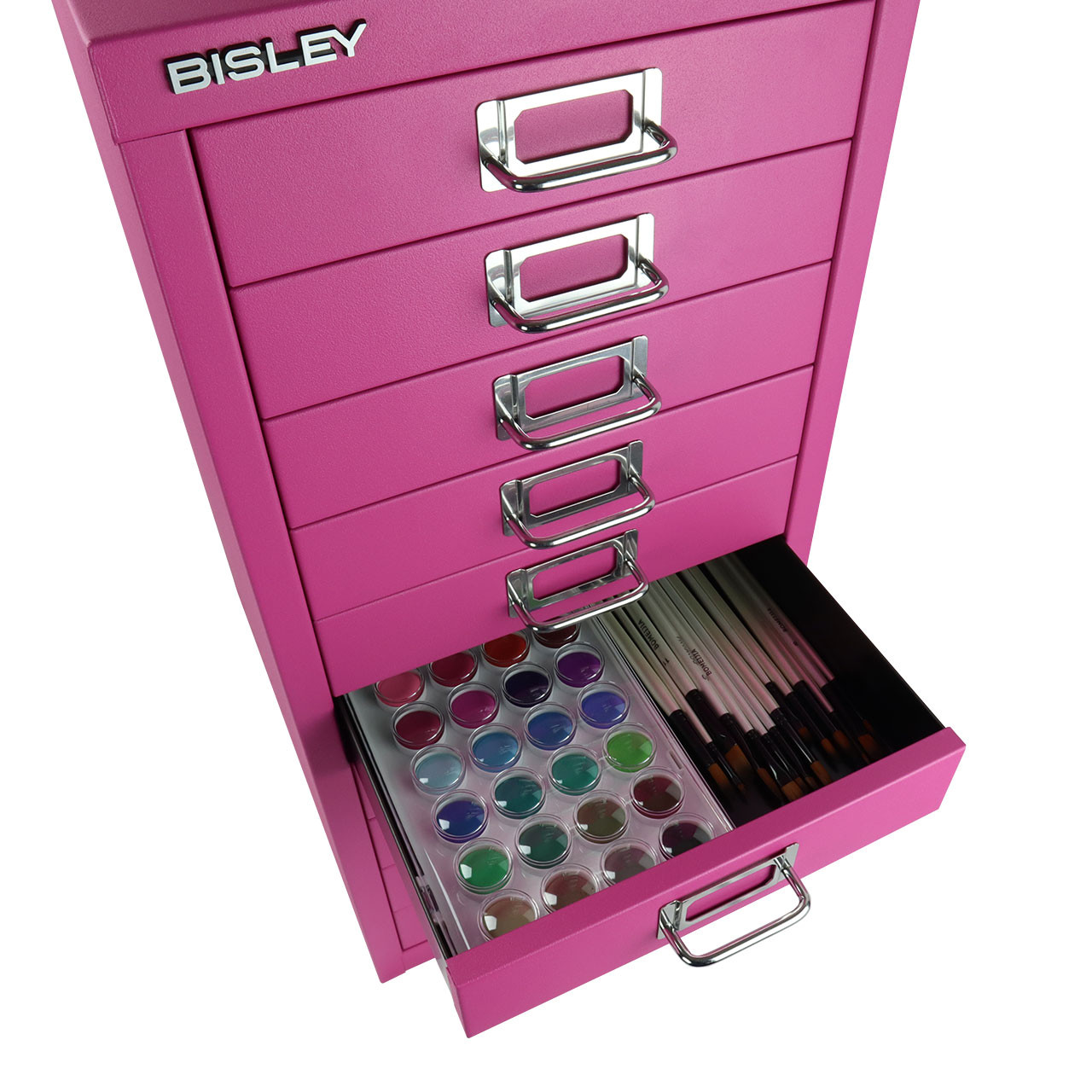 Bisley 10Drawer UnderDesk MultiDrawer Steel
