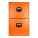 Bisley 2-Drawer Steel Home File Cabinet Front