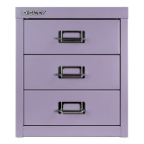 Bisley 3-Drawer Desktop MultiDrawer Steel Cabinet Front