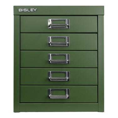 Bisley 5-Drawer Desktop MultiDrawer Front