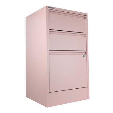 Bisley 5 Drawer Filing Cabinet - Pink – PrinceGB