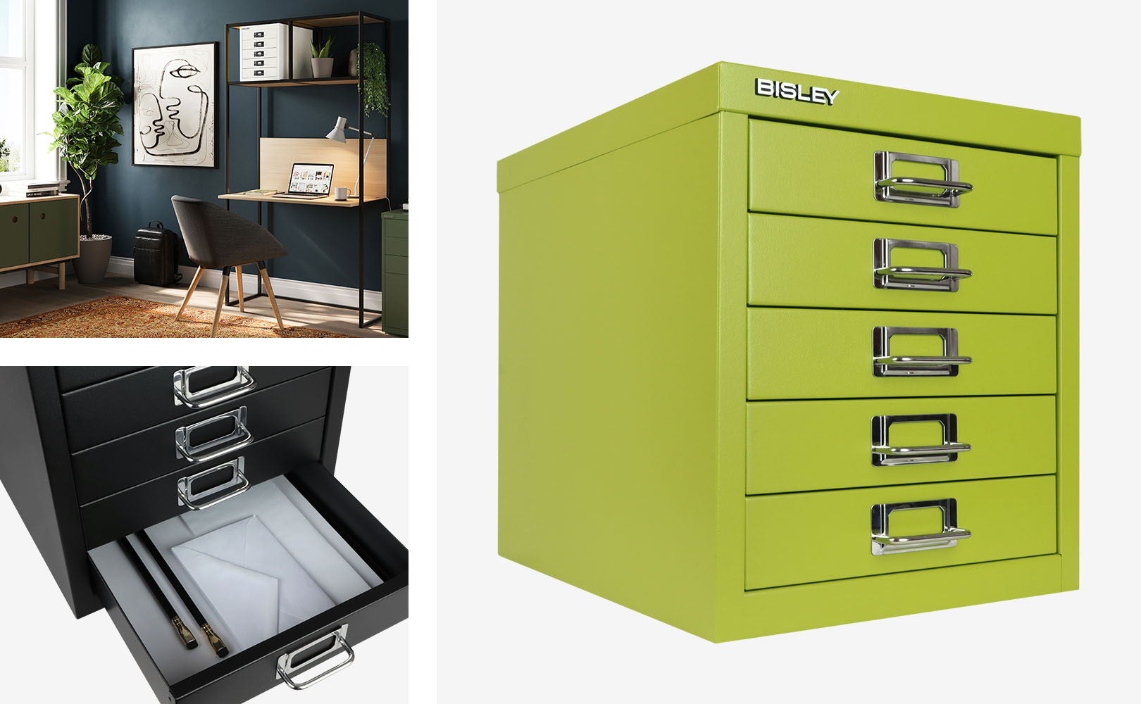 Bisley 5 Drawer Cabinet, A Bisley Design Classic