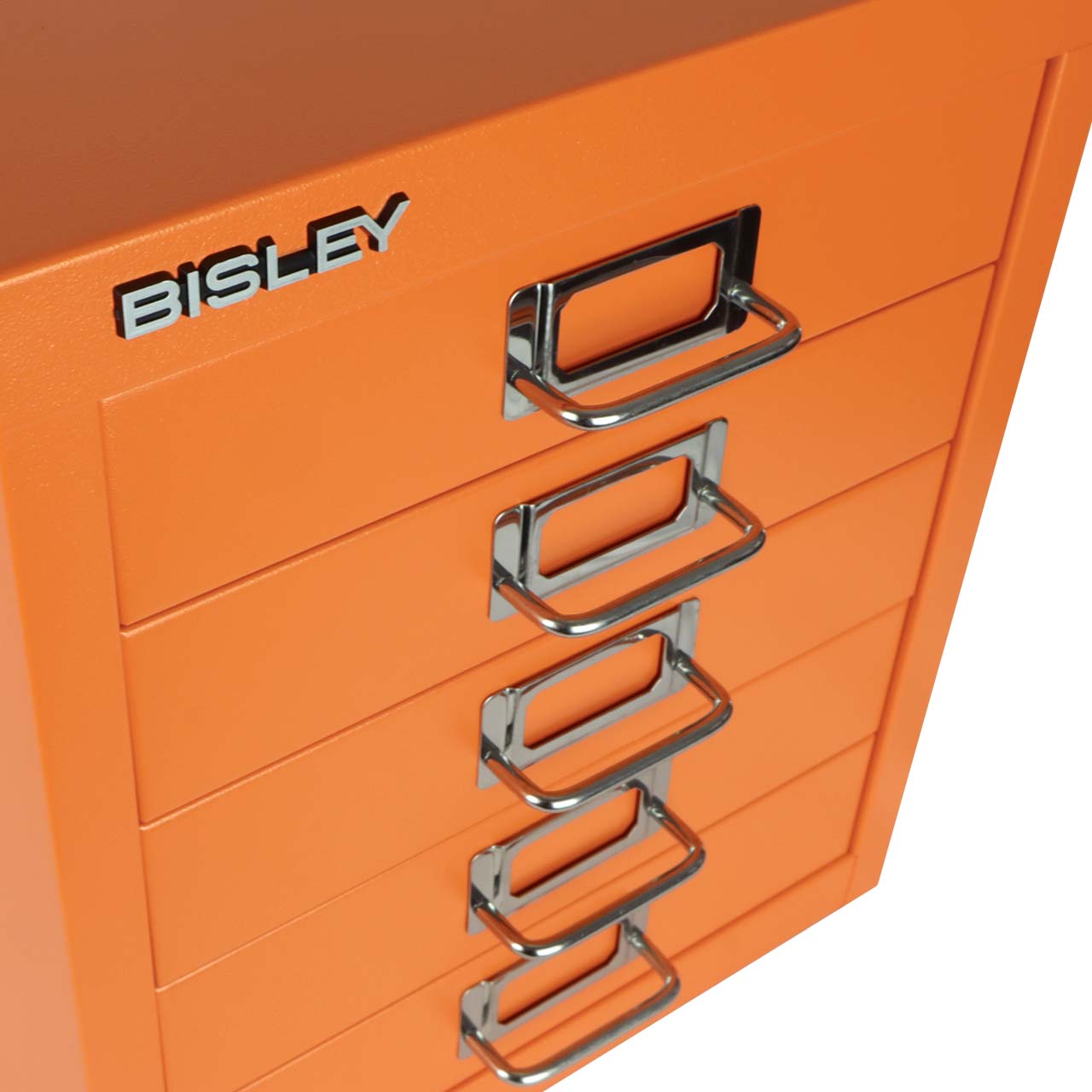 Bisley Five Drawer Steel Multidrawer Orange Letter/A4 MD5-OR