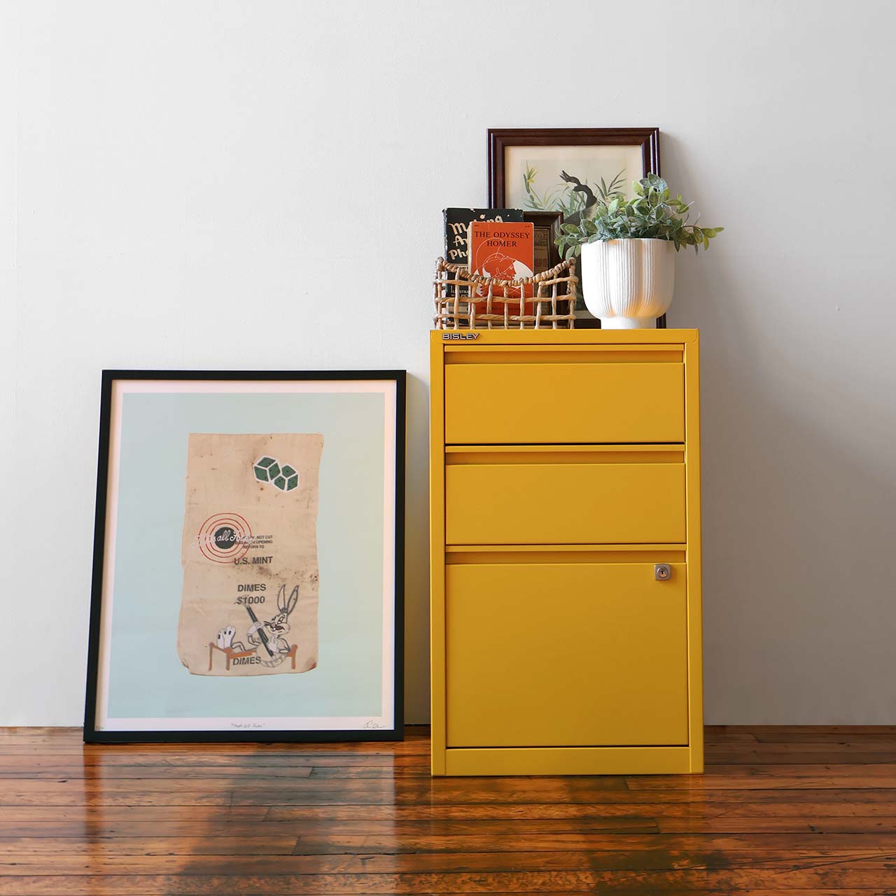 Bisley 3-Drawer Flush Front File Cabinet