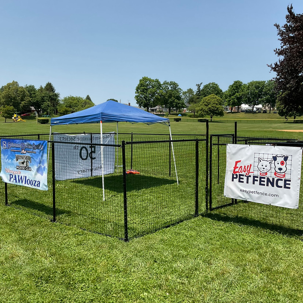 EasyPetFence Dog Park 18' x 18' Above Ground