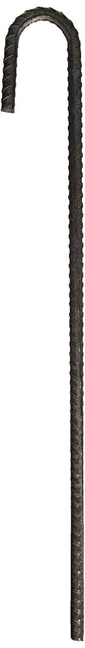 J Hook Rebar Ground Stakes- 20 pk