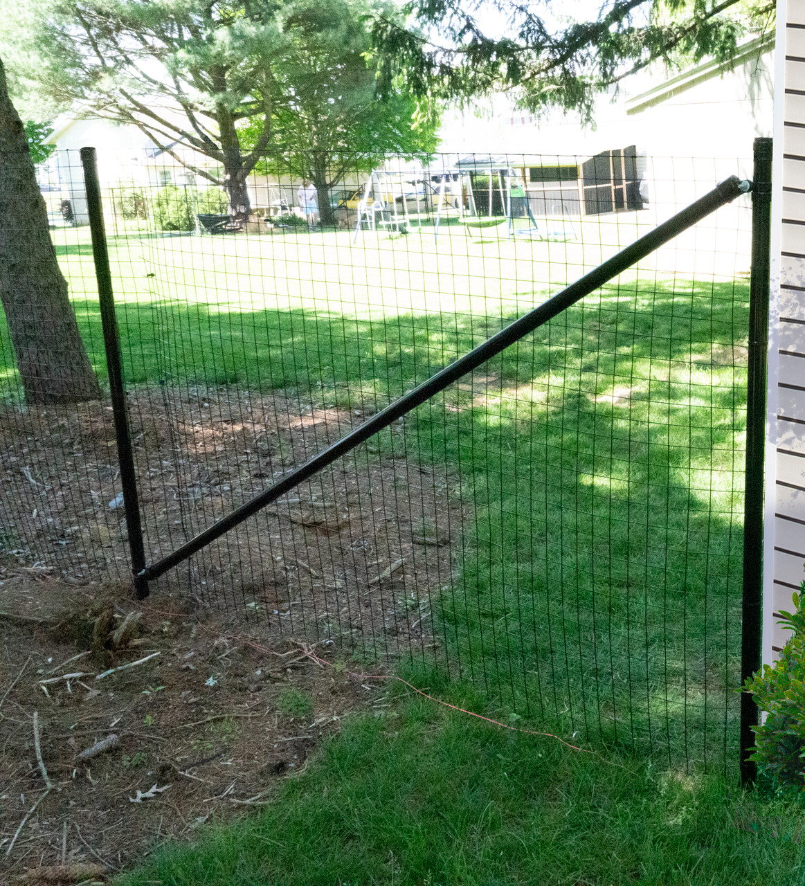 5' High No-Dig 14 Ga. Welded Wire 2 x 2 Dog Fence Kit