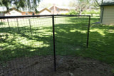 1 5/8" No-Dig Sleeved Top Rail Dog Fence Corner System- 2 Pack