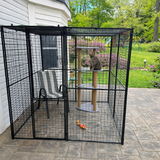 Heavy-Duty Paneled Catio Enclosure- 6' High